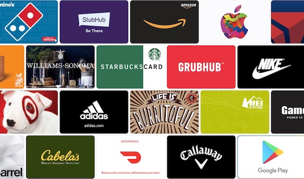 Gift Cards used in Employee Recognition