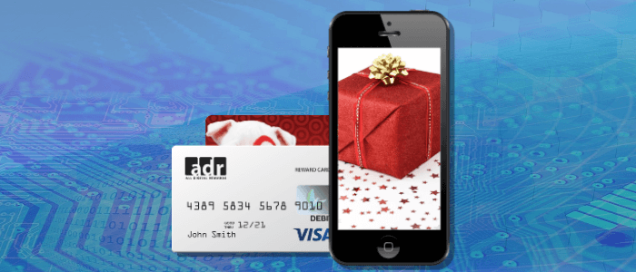 A Virtual Visa prepaid card gift card