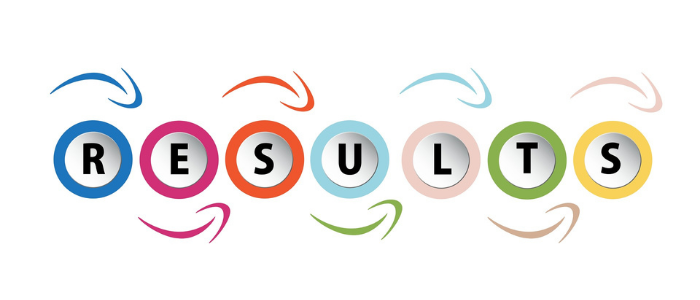 The word ‘RESULTS’ spelled out with colored circles, as in how loyalty program KPIs provide results
