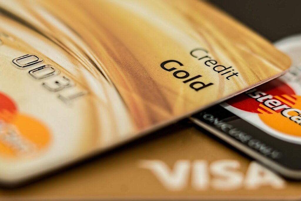 Two Mastercard cards on top of each other, which are similar to Mastercard prepaid virtual cards