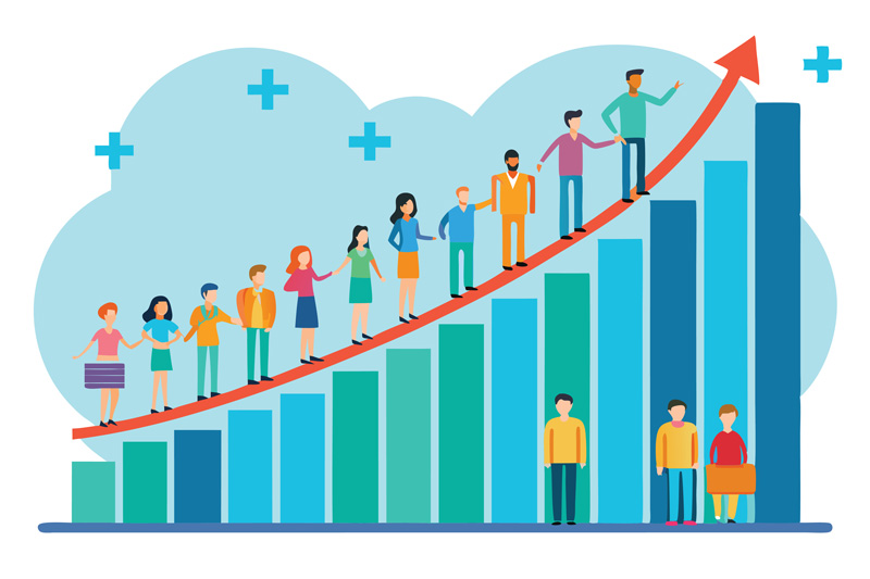 a chart measuring workplace wellness program success, including participation rates and health outcomes.