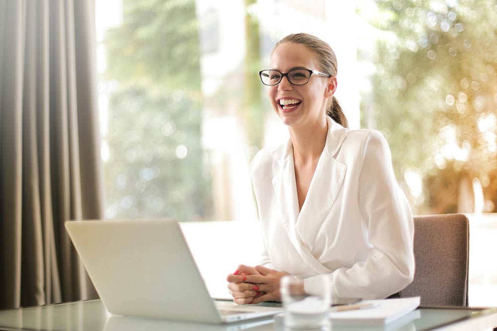 An engaged employee working with a reward API